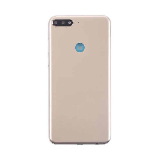 BACK TAMPA WITH CAMERA LENS HUAWEI Y7 PRIME 2018 GOLD